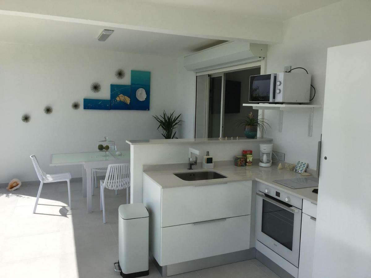 Studio Cozy Melissa Elegance - Guadeloupe , Le Gosier , Dampierre - Avec Pleine Vue Mer - Ocean A 180 Degres Le Gosier (Grande-Terre) Exterior photo